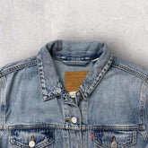 Levi’s Cropped Denim Jacket - XL